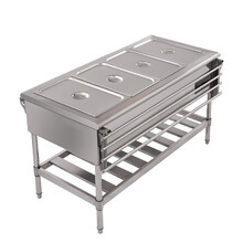 脉巴赫 学校食堂保温售饭台 方案定制