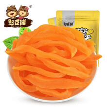 憨豆熊地瓜干108g袋装 农家自制番薯干地瓜条软糯特产蒸薯干小吃零食 软糯红心地瓜条108g