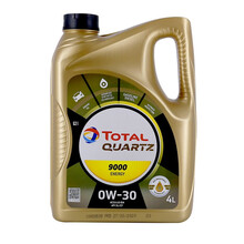 道达尔（Total）全合成机油 极驰9000 0W-30 A3/B4 SL 4L 法国原装进口