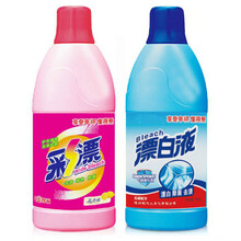 彩漂剂彩色衣服家用漂白剂白色衣服去污剂污渍白鞋子彩漂液漂白水 【漂白液】+【彩漂液】各1瓶