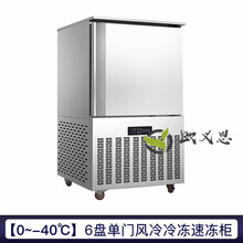 海鲜速冻机商用生胚包子饺子急冻柜零下40度冰柜冷冻冰箱 6盘速冻柜（-40度）