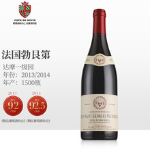 国际	法庄 勃艮第黑皮诺葡萄酒法国原瓶进口2013达摩一级园干型红酒送礼收藏 2014达摩一级园一支