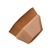 LOLOLA萝萝拉小熨斗55号粉底刷平头底妆刷上妆无痕带盖便携化妆刷 小熨斗粉底刷（奶茶色）