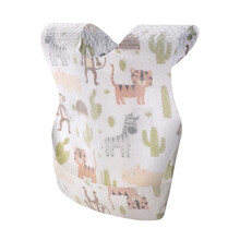 哆拉哆布 卡携围兜宝宝吃饭一次性饭兜10片装一次性围嘴 动物园