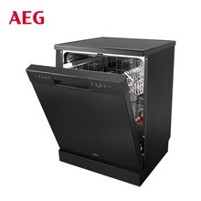 AEG洗碗机 FFB83710PB 原装进口15套大容量洗碗机 卫星喷淋双重烘干玻璃呵护进度投影