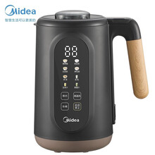 美的（Midea）豆浆机高转速破壁豆浆机双层防烫智能控温豆浆机破壁免滤多功能料理搅拌机 棕色