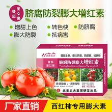 番茄圣女果脐腐防裂膨大增红素叶面肥西红柿专用膨大肥料北美农大 5盒【+2袋叶面肥】