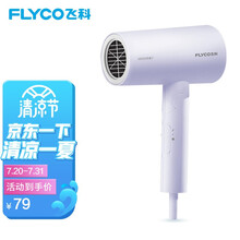 飞科(FLYCO) 电吹风机家用负离子恒温护发静音可折叠大功率学生宿舍高速吹风筒 【润滑顺发】FH6277典雅紫