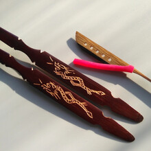 杉贝 SHANBEI 扬琴琴牛角琴牛角练习演奏琴键扬琴配件抖音同款 古色龙图案+筒