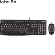 罗技（Logitech） MK120 键鼠套装 鼠标键盘套装 三年质保 黑色