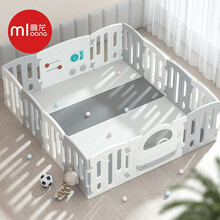 曼龙 儿童婴儿游戏围栏宝宝爬行垫学步护栏玩具 汽车围栏12+2+PU爬行垫180*200*4cm