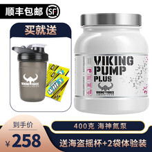 【北欧海盗】VIKING FORCE氮泵非bcaa支链氨基酸粉 增加耐力爆发力谷氨酰胺补剂缓解酸痛 400g海神氮泵【复合水果】