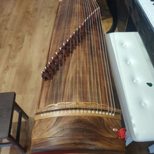 成人儿童 初学考级练习 表演奏便携125素面桐木小古筝琴21弦 125挖筝 裸琴