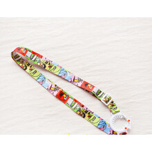 饮料瓶背带 芝麻街便携矿泉水瓶背绳水瓶卡扣水瓶扣挂绳背水带六一儿童节礼物 彩色芝麻街