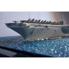 航空母舰模型 拼装自己组装的素模需上色拼装军事模型80905仿真1/700尼米兹级航空母舰航母船模 模型+胶水