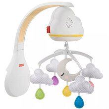 费雪声光安抚小海马睡眠探索学习六面盒健身架狮子学步车儿童宝宝新生婴幼儿玩具 2合1声光安抚甜睡床铃 GRP99