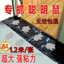 粘鼠板老鼠贴捕鼠器灭鼠神器老鼠胶抓老鼠扑鼠器家用贴鼠板除鼠杀老鼠沾鼠魔毯笼驱鼠器捉超强力黏耗子药 灭鼠魔毯6张装