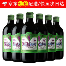 通化葡萄酒爽口 通化微气泡露酒 大小爽口山葡萄酒 国产红酒 甜型葡萄酒 小爽口 500ml*6瓶