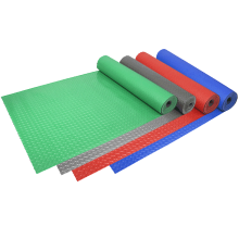 轩臣 防滑垫防水PVC塑料地板耐磨塑胶垫子走廊防滑地垫商场入口卫生间 人字纹绿色 2*20米(整卷)