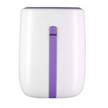 除湿机家用小型卧室地下室内吸湿干燥除潮抽湿去湿除潮神器 1304紫色0.5升水箱适合20平