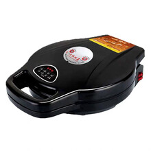 电饼铛家用烤饼机煎饼机双面加热悬浮蛋糕机煎烤机电饼档自动恒温 黑色30 1.5厘米内径26厘