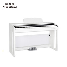 美得理（MEDELI）DP60 白色 电钢琴家用立式88键重锤考级初学专业家用行业标准数码钢琴