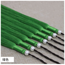 曲漾 古琴琴穗 七弦琴冰丝流苏 通用千丝穗 垂直顺滑琴穗 配件多色可选 绿色