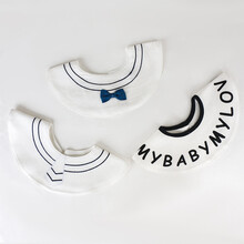 ins韩版夏季薄款纯棉纱布宝宝围嘴透气婴儿口水巾围兜口水兜0-3岁 领带和领结-3件套