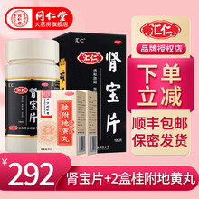 汇仁 肾宝片 126片肾虚腰酸疼汇源牌补肾遗精早泄药可搭配五子衍宗丸六味地黄丸金水宝 肾阳不足腰膝酸冷小便不利】肾宝片+桂附地黄丸2盒