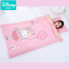 迪士尼商场同款上新 四季通用儿童睡袋婴儿中大童宝宝防踢被子春秋款春款夏天薄款神器 粉色女孩 100cm棉花薄(0-3岁)