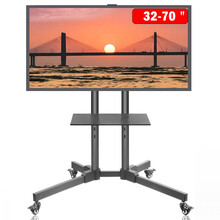 支尔成 电视移动支架32-70英寸通用电视架子落地会议展会加粗电视推车底座适用于小米创维康佳三星夏普等