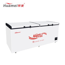 华美BC/BD-1098商用大容量卧式冰柜冷柜冷藏冷冻柜