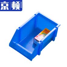 京顿JINGDUN 加厚斜口零件盒螺丝工具盒配件元件收纳盒外尺寸250*150*120mm 蓝色JD-LJHX2-LAN
