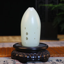 有机玉埙笔筒埙十孔双腔乐器初学者入门学生男女树脂勋 满口玉埙F调（右手）+锦盒+书