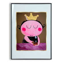 维格列艺术 姚文爽 原作版画《钻石的眼泪》现代简约艺术品挂画空间装饰画家居搭配挂画