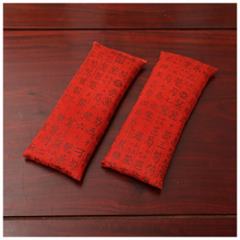 曲漾 古琴防滑垫一对 加厚加宽加长古琴垫 古琴配件多款可选 减字谱大红色沙垫