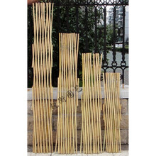 竹栅栏户外小栅栏围栏月季植物爬藤竹子花支架花园竹竿阳台伸缩竹条篱笆  锐衡 白竹高180宽180