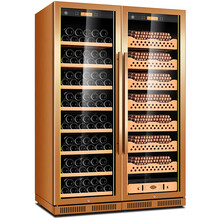 茄龙（CIGARLOONG）CL-188CT1雪茄柜雪茄盒恒温恒湿雪茄柜实木双门雪茄红酒柜 雪松木雪茄红酒款金色