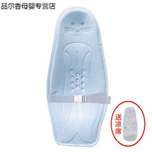 婴儿抱抱托抱娃神器解放双手夏天夏季抱婴儿抱睡抱娃娃神器哺乳枕 蓝色 【适合0-6月】经典款+背巾+凉席