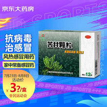 国风 苦甘颗粒 4g*12袋  疏风清热 宣肺化痰 止咳平喘 风热感冒 流行性感冒 支气管炎