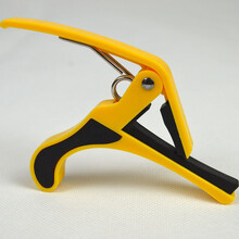 吉他变调夹 调音器民谣木吉他变音夹尤克里里夹子移调夹吉他配件 ABS塑料大手抓(黄色) 单买变调夹