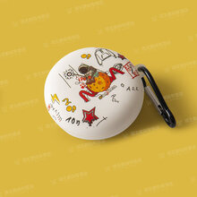 娱品 OPPO W31耳机套oppo Enco W31真无线蓝牙耳机保护套硅胶软壳oppow31软套 OPPO Enco W31【白底宇航员】+挂钩