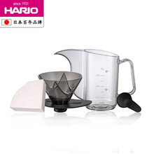 HARIO日本进口十字星无限滤杯树脂有田烧滤杯手冲壶套装