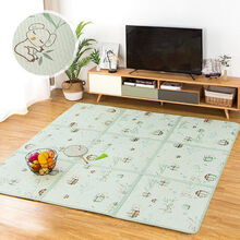 日式榻榻米折叠地垫夏季凉席地毯卧室宝宝爬行垫加厚客厅飘窗垫子 LXJGE-5 两格(65X130CM)