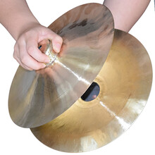 响铜大中小京镲金钹水镲铪子15 17 20小铜擦成人腰鼓钗铙钹 30CM响铜广钹一副