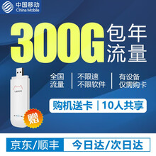 移动全国4G纯流量卡0月租不限速物联大流量随身WiFi无限上网卡5G手机电话卡移动无限流量包年校园卡 全网通4G路由器+包年300G流量（含流量