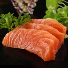 鲜承 冰鲜三文鱼刺身进口(大西洋鲑) 整条分切三文鱼腩 日式生鲜料理 净肉切片400g