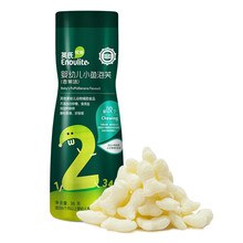 英氏小鱼泡芙牛奶香蕉泡芙条儿童饼干 宝宝零食星星泡芙条磨牙饼干罐装 2阶小鱼泡芙（香蕉味）