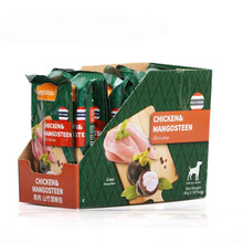 鸡肉水果凤梨菠萝蜜山竹补充营养食欲湿粮狗狗罐头软粮 鸡肉+山竹*12袋 肉粒粮小样3包