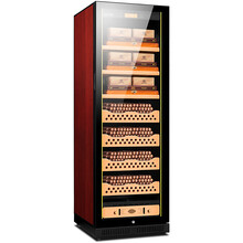 富客（FUKE） FK-188C2变频恒温恒湿雪茄柜红酒柜雪松木层架负离子净化雪茄雪茄保 红色 雪松木裸养4+3